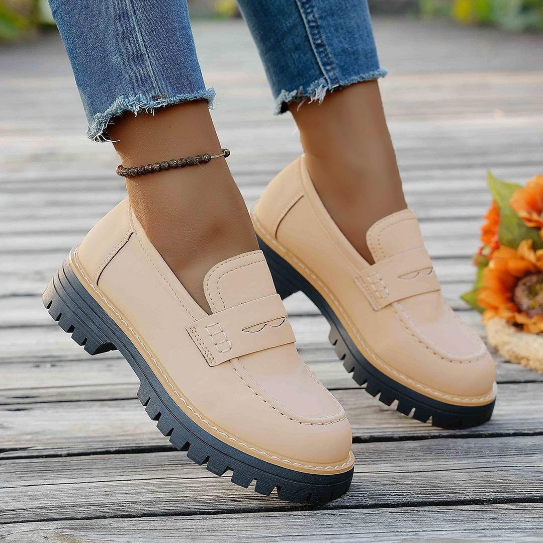 Damen Mokassins mit rutschfester Sohle und modischem Design EB