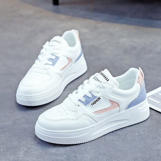 Damen Sneakers mit modischer Polsterung und sportlicher Sohle EB