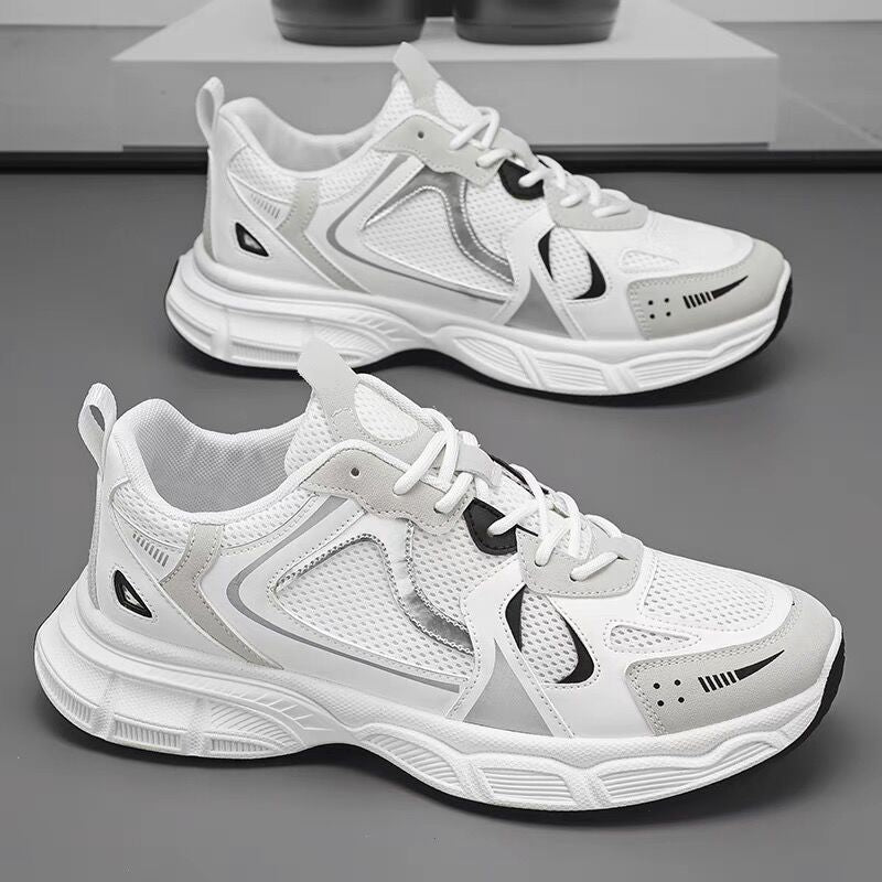 Damen Sportliche Sneakers mit atmungsaktiver Mesh-Oberfläche und dämpfendem Sohlenprofil EB
