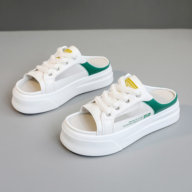 Damen Slip-On Sneaker mit atmungsaktiver Mesh-Oberfläche und sportlichem Design EB