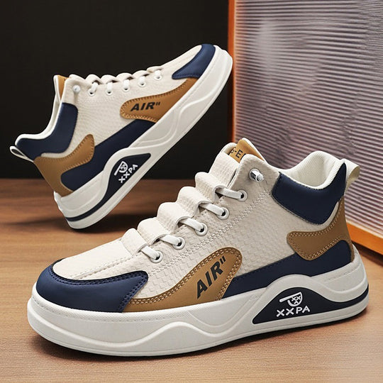 Herren Sportliche High-Top Sneakers mit rutschfester Sohle und atmungsaktivem Obermaterial EB