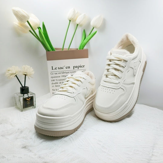 Damen Modische Sneaker mit dickem Komfortprofil EB