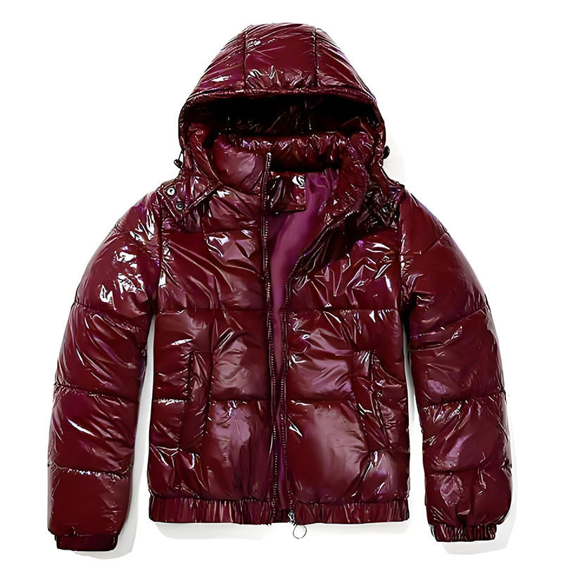 Damen glänzende Winterjacke EB