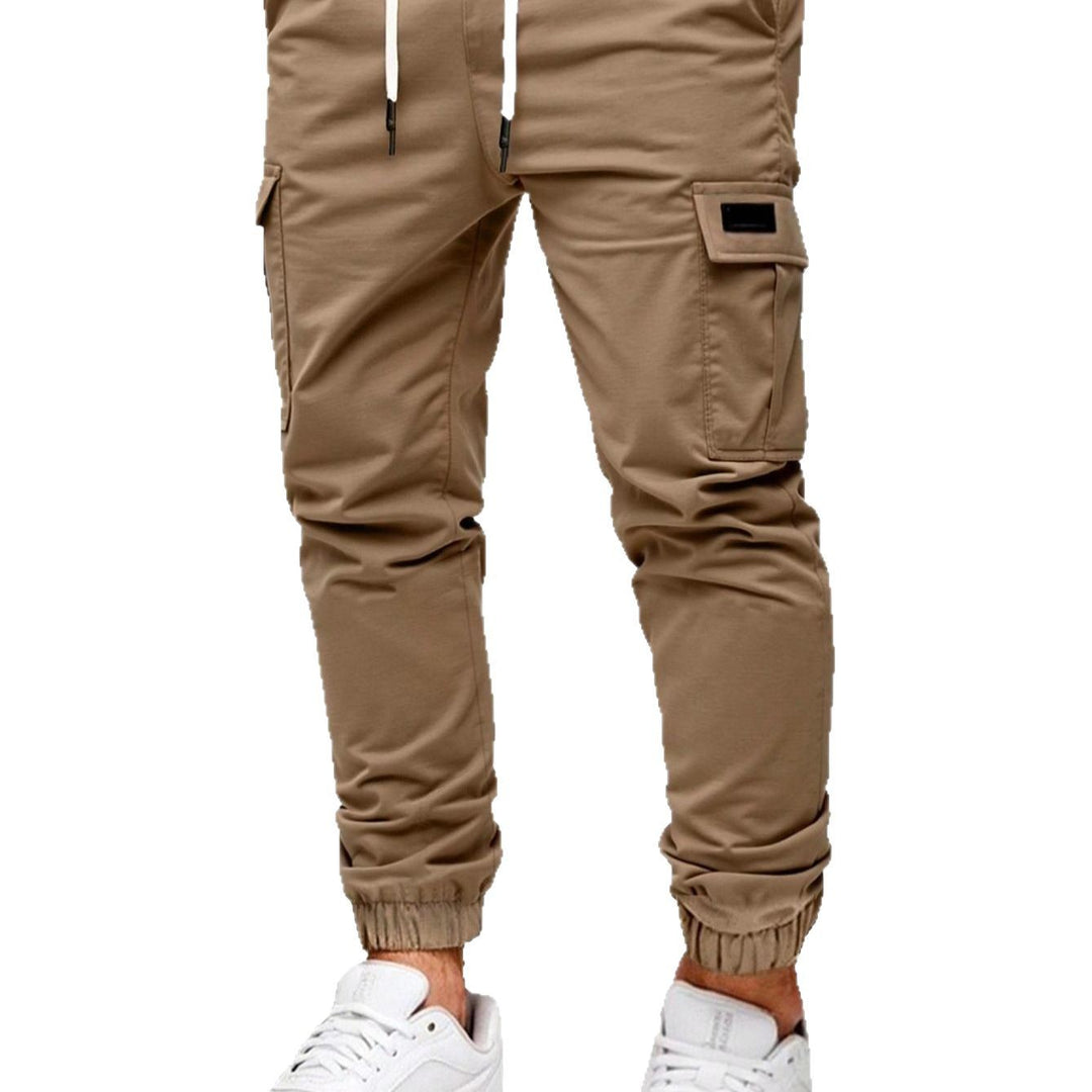 Herren Cargo-Hose mit elastischem Bund und multifunktionalen Taschen EB