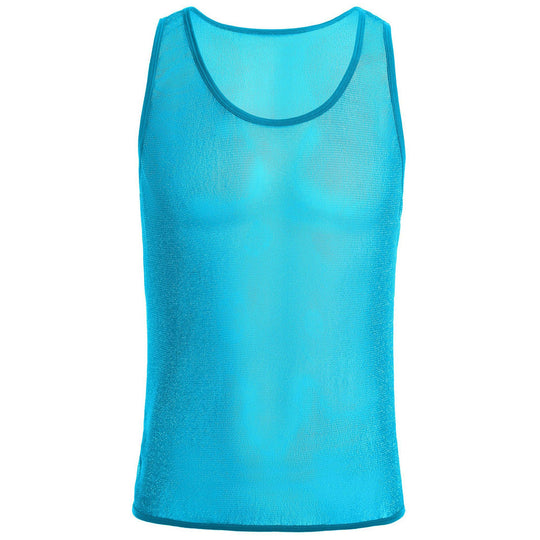 Herren Sportliches Netz-Tanktop EB