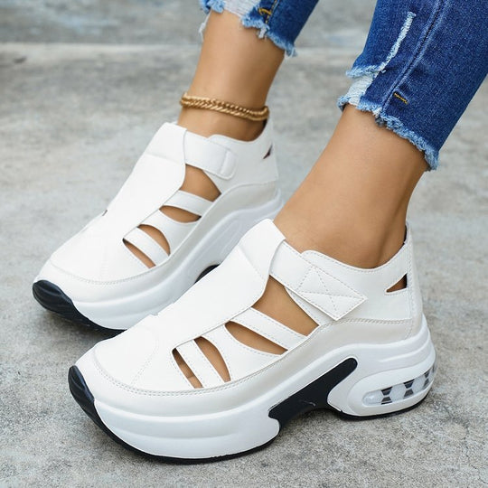 Damen Sportliche Sneaker mit luftiger Strickoberfläche und innovativem Dämpfungssystem EB