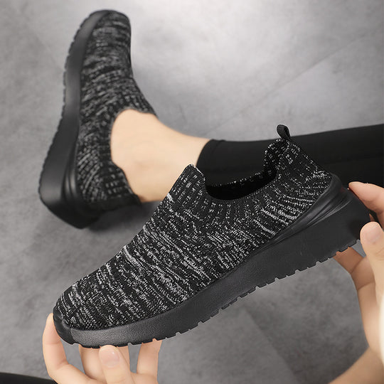Damen Bequeme Slip-On Sneakers mit weichem Obermaterial EB