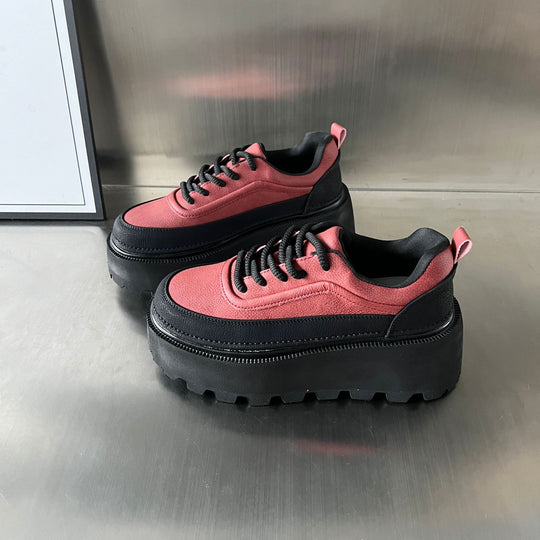 Damen Chunky Sneakers mit stablem Plateau und rutschfester Sohle EB