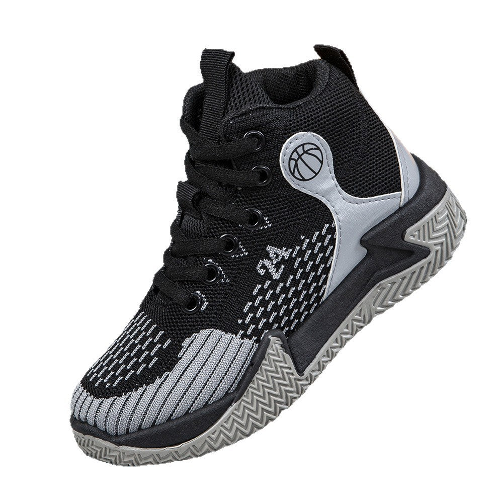 Damen Hochschnürbare Basketball-Sneaker mit atmungsaktiver Obermaterialstruktur EB