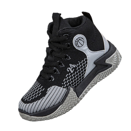 Damen Hochschnürbare Basketball-Sneaker mit atmungsaktiver Obermaterialstruktur EB