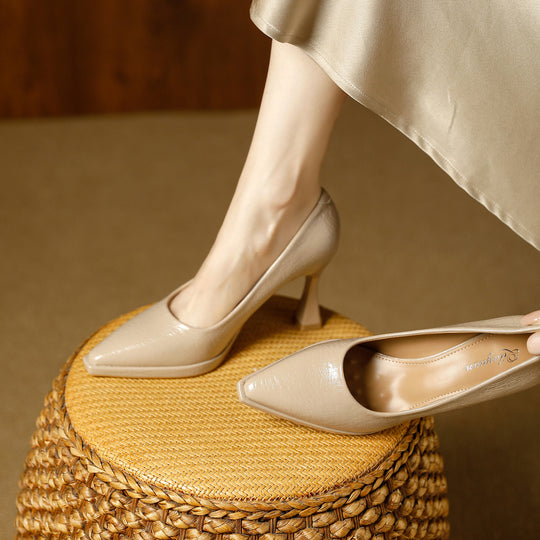 Damen elegante Spangenpumps mit modischem Blockabsatz EB