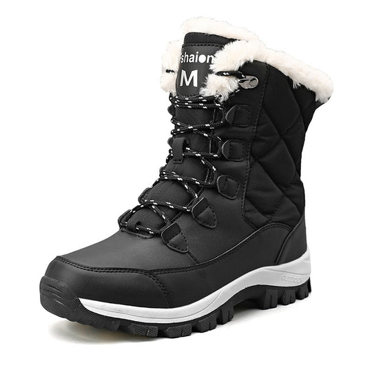 Damen isolierte Winterstiefel mit rutschfester Sohle und warmem Innenfutter EB