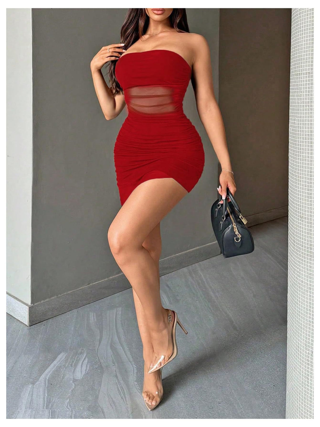 Damen figurbetontes Partykleid EB