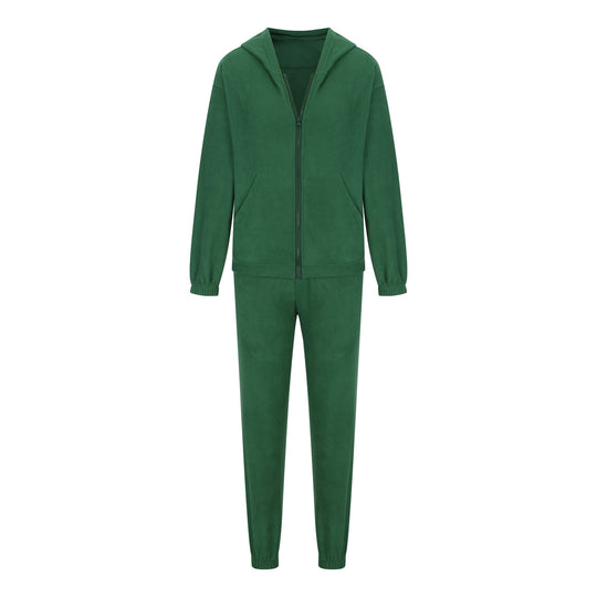 Damen oversized Hoodie mit Kängurutasche und Cargo-Jogginghose Set EB