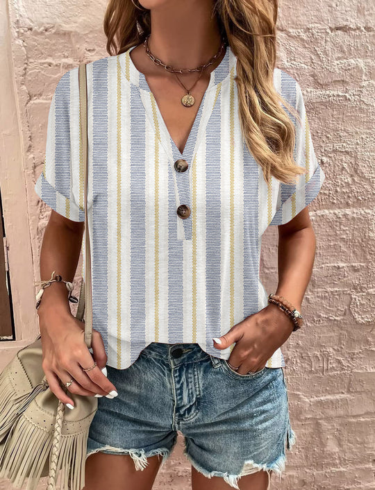 Damen Kurzarm-Bluse EB