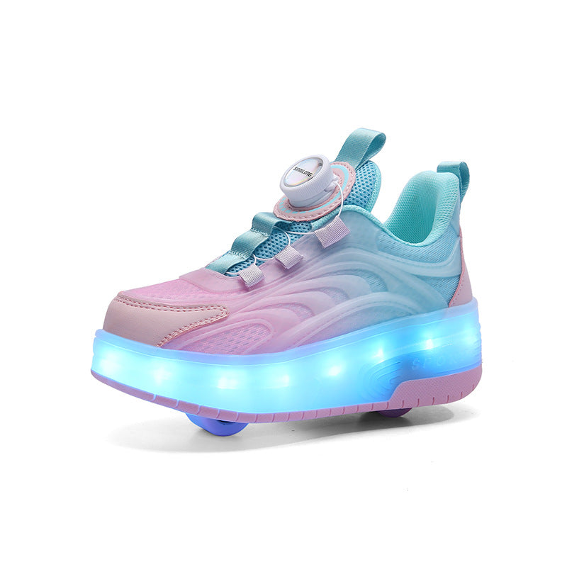 Damen Leuchtende Sport-Sneaker mit bequemer Passform und atmungsaktivem Obermaterial EB