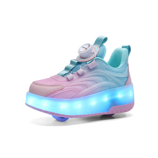 Damen Leuchtende Sport-Sneaker mit bequemer Passform und atmungsaktivem Obermaterial EB