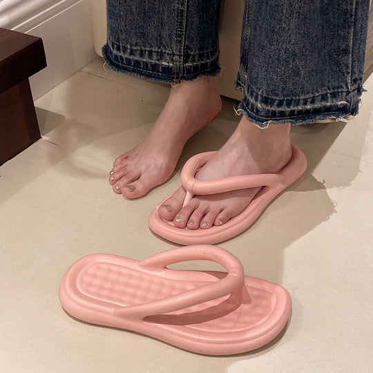 Damen Strapazierfähige Zehentrenner-Sandalen mit ergonomischem Fußbett EB