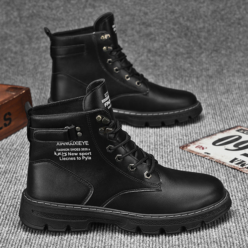 Damen hochwertige Winterstiefel mit robustem Design und rutschfester Sohle EB