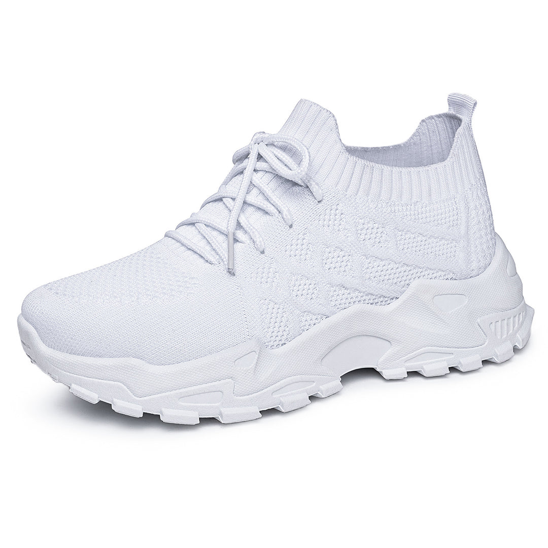 Damen Freizeitsneakers mit atmungsaktivem Strickoberteil und dämpfender Sohle EB