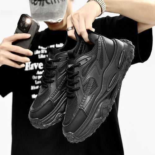 Damen Sportliche Trend Sneakers mit atmungsaktivem Obermaterial und rutschfester Sohle EB