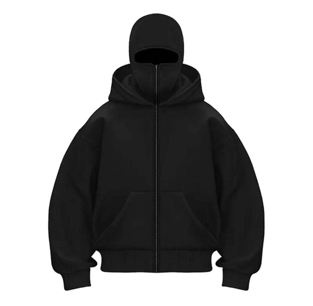 Damen trendige Kapuzenjacke mit hohem Kragen EB
