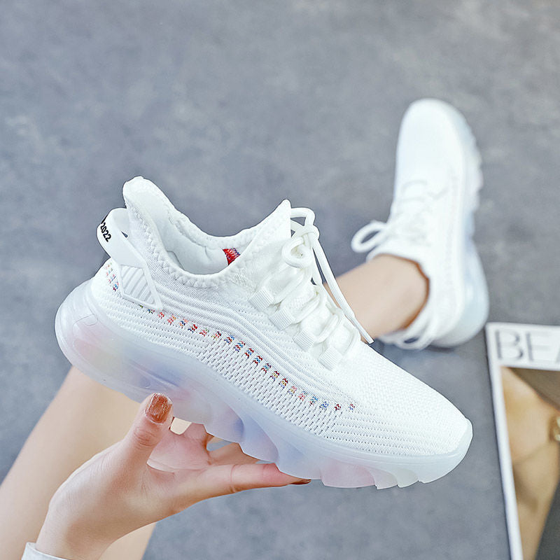 Damen Sportliche Sneakers mit innovativer Stricktechnologie und flexibler Sohle EB