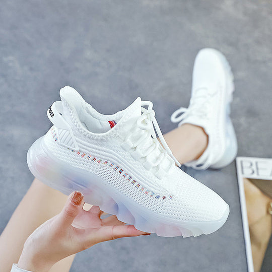 Damen Sportliche Sneakers mit innovativer Stricktechnologie und flexibler Sohle EB