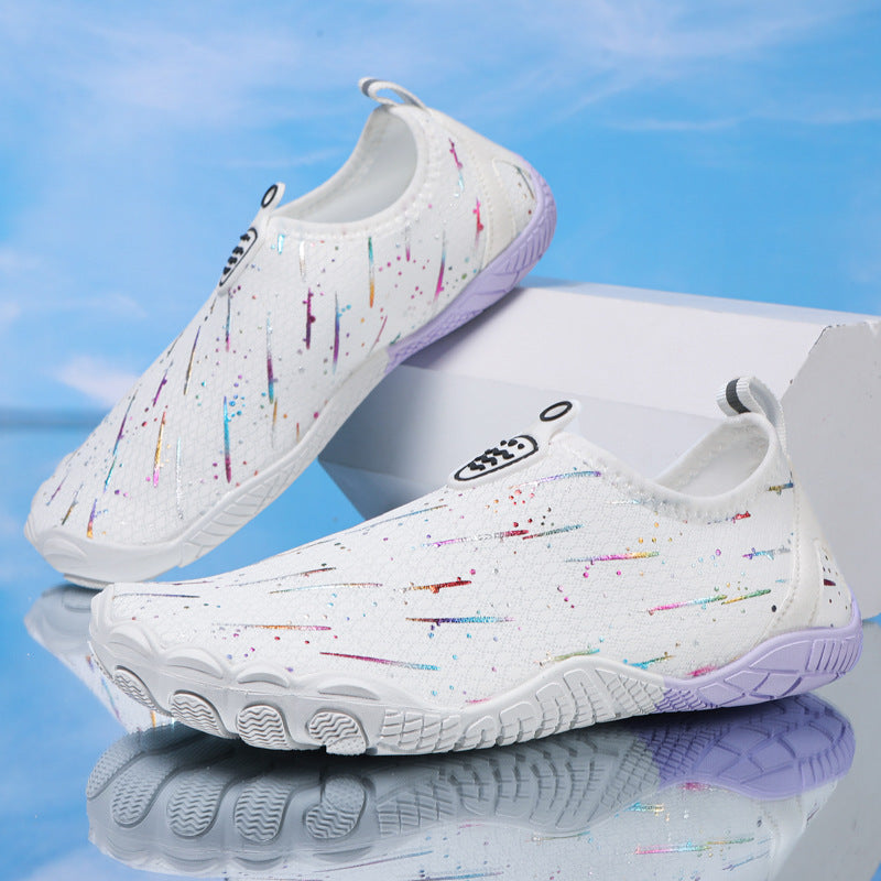 Damen Leichte und flexible Aquaschuhe mit rutschfester Sohle EB