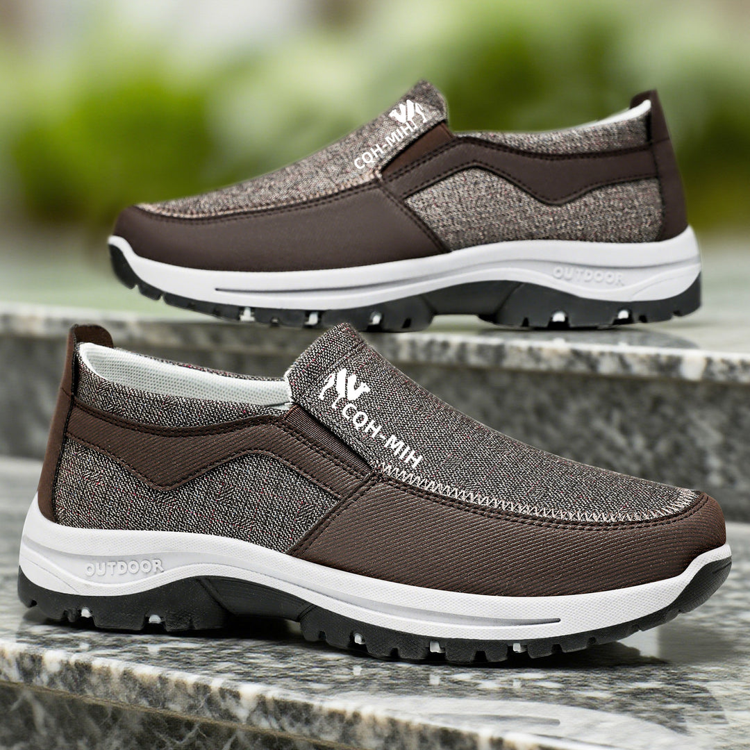 Damen Komfortable Slip-On Halbschuhe mit rutschfester Sohle und atmungsaktivem Obermaterial EB