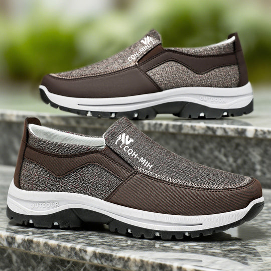 Damen Komfortable Slip-On Halbschuhe mit rutschfester Sohle und atmungsaktivem Obermaterial EB