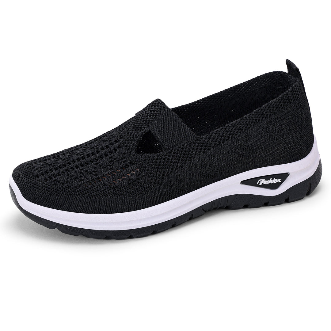 Damen Atmungsaktive Freizeit-Sneaker mit flexiblem Einstieg und rutschfester Sohle EB