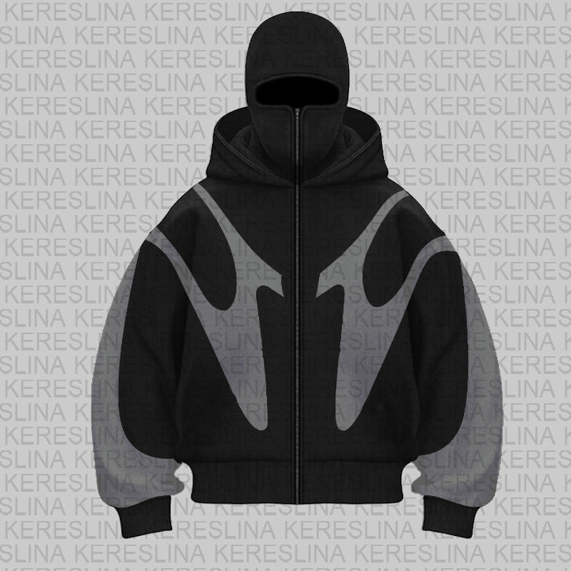 Damen trendige oversized Kapuzenjacke EB