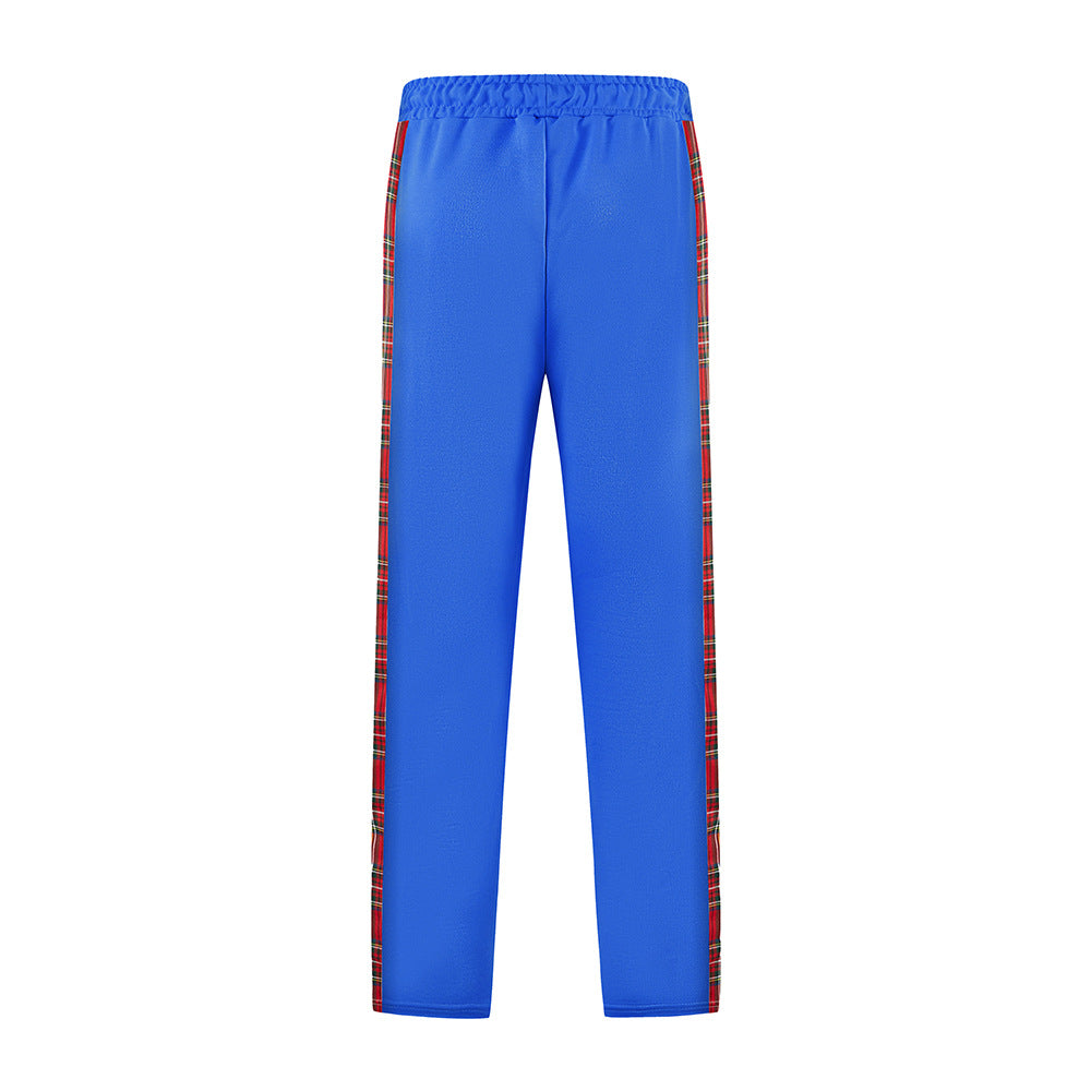Herren Sportliche Jogginghose mit Druckknopf-Design und elastischem Bund EB