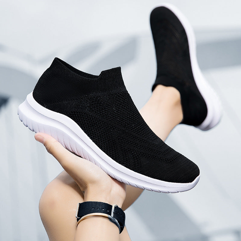 Damen Sportliche Stricksneaker mit sockenähnlicher Passform EB