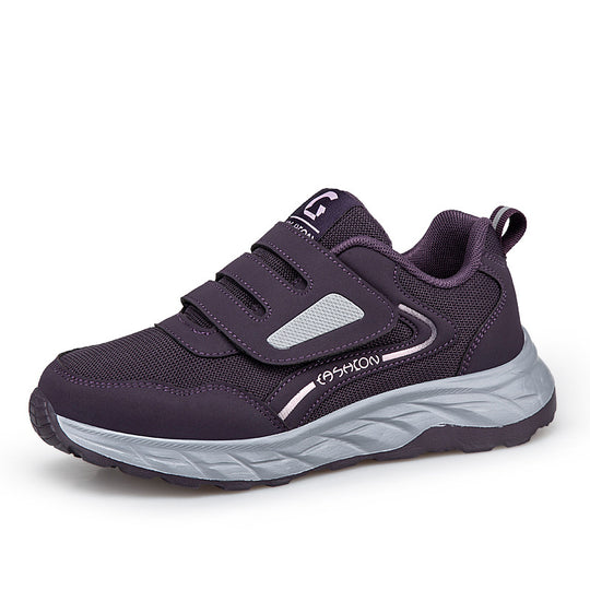 Damen Sportliche Sneaker mit verstellbarem Klettverschluss und dämpfender Sohle EB