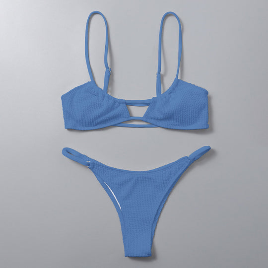 Damen Triangel-Bikini mit raffiniertem Netzdesign EB