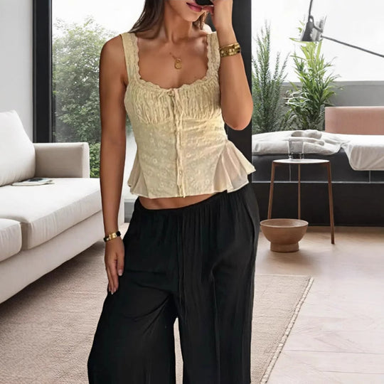 Damen elegantes Maxikleid mit schulterfreiem Design und raffinierten Rüschendetails EB