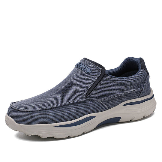 Damen Bequeme Slip-On Sneakers mit elastischen Materialien und luftdurchlässiger Struktur EB