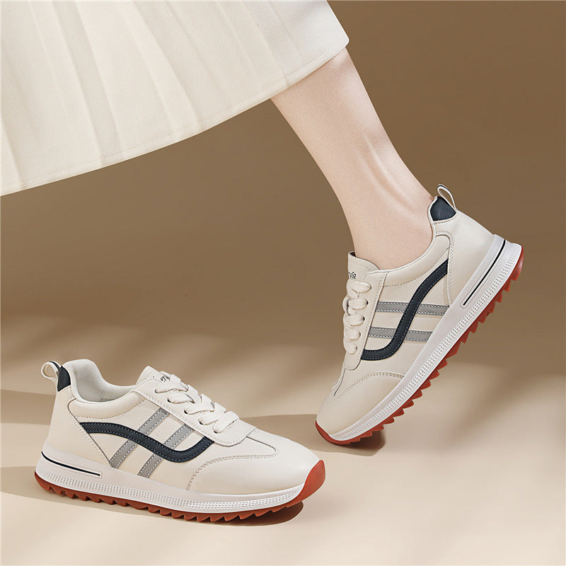 Damen Sportliche Sneakers mit rutschfester Laufsohle und gepolstertem Futter EB