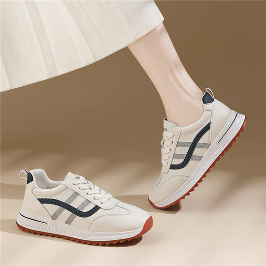 Damen Sportliche Sneakers mit rutschfester Laufsohle und gepolstertem Futter EB