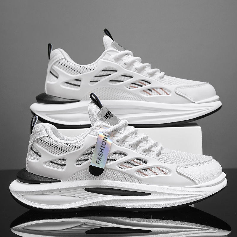 Damen Sportliche Luftpolster Sneakers mit leichtgewichtigem Obermaterial und atmungsaktiver Sohle EB