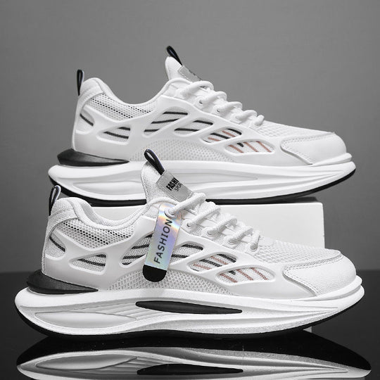 Damen Sportliche Luftpolster Sneakers mit leichtgewichtigem Obermaterial und atmungsaktiver Sohle EB