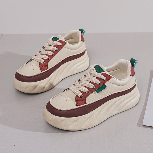 Damen Sportliche Sneakers mit dickem Plateau EB