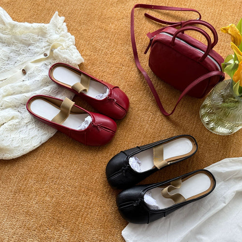 Damen Elegante Mokassins mit modischem Riemendesign aus metallic Leder und bequemer Innensohle EB