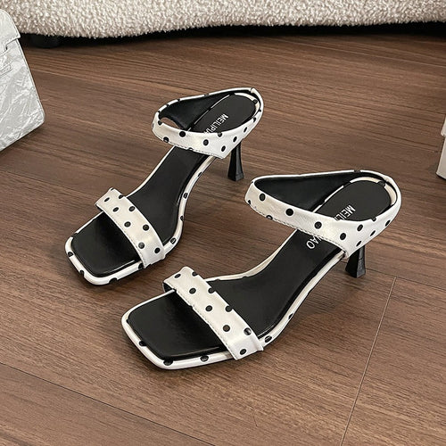 Damen Elegante und modische Sandalen mit Absatz EB