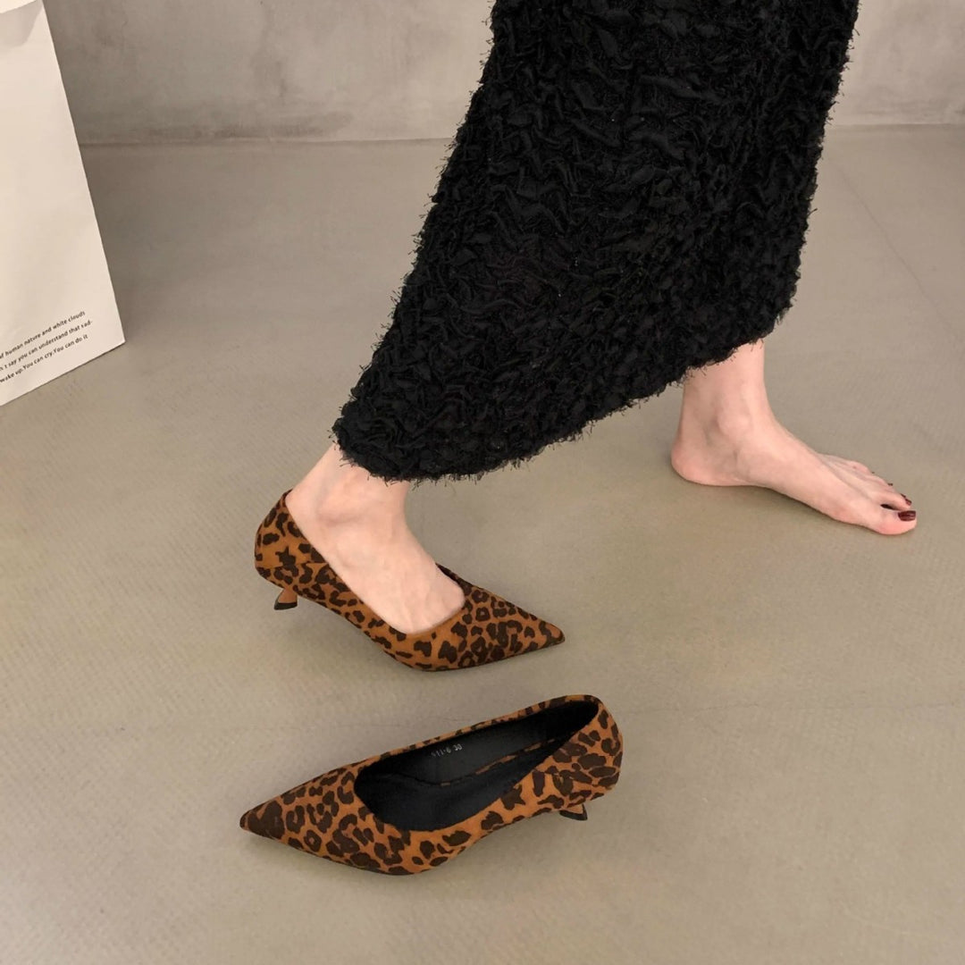 Damen elegante spitze Pumps mit klassischem Design EB