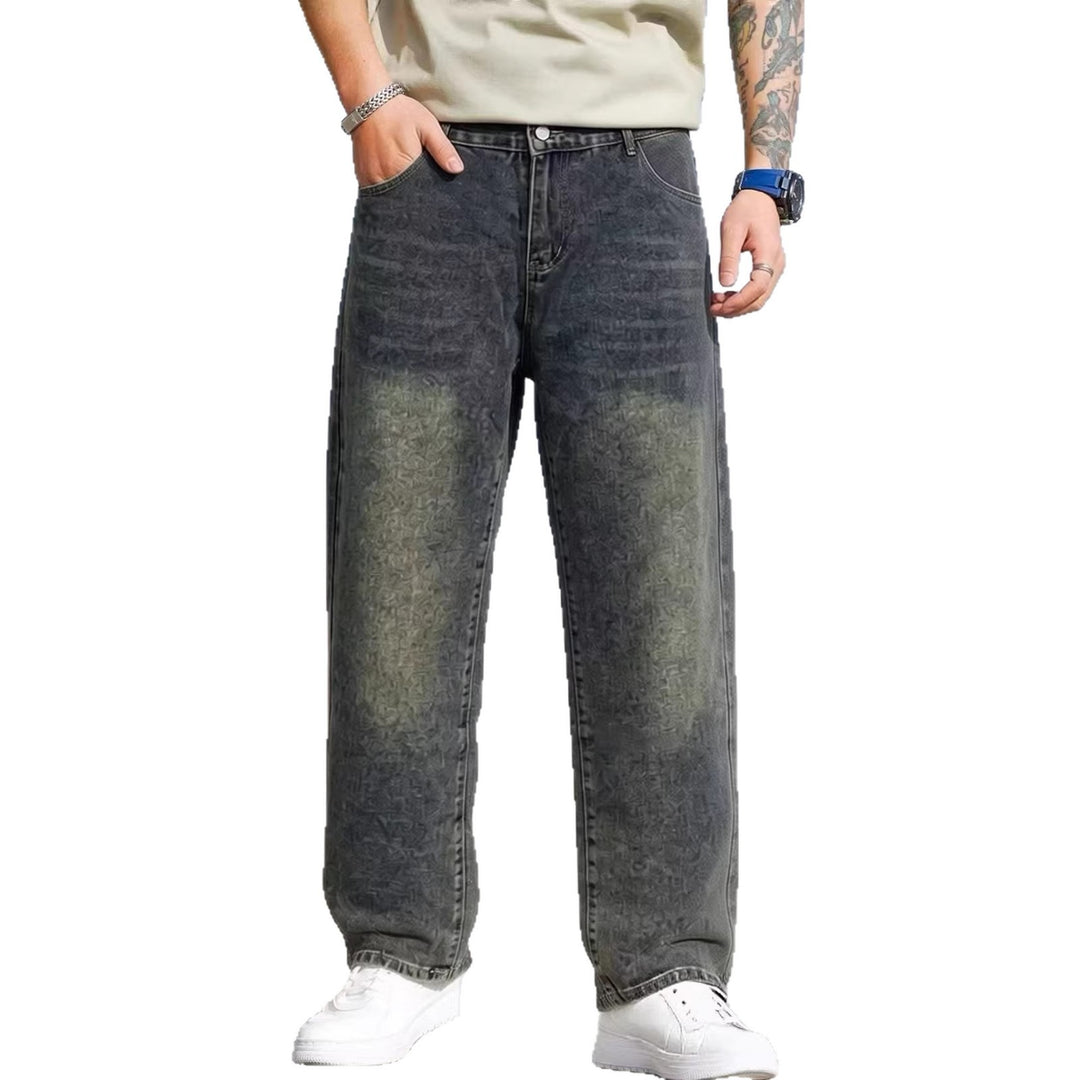 Herren lässige Jeans mit einzigartigem Design EB