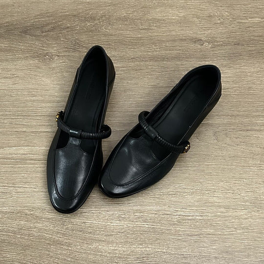 Damen Ballerinas mit modischem Riemendesign EB