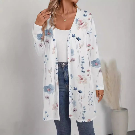 Damen Florale Kimono-Jacke EB